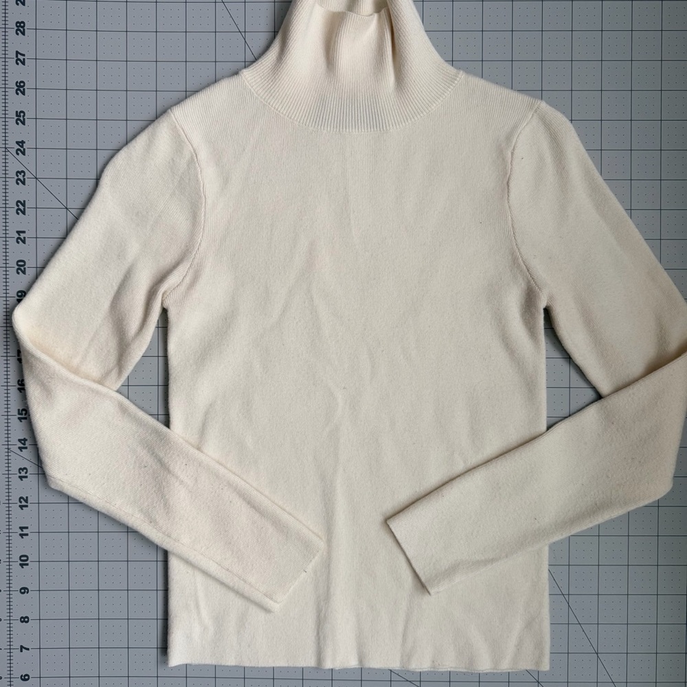SHEIN Cream Cowl Neck Sweater